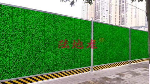 陆地龙施工围挡生产厂家能做标准款吗？