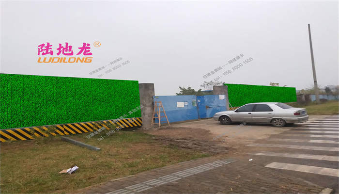 陆地龙施工围挡工厂产品结实吗？