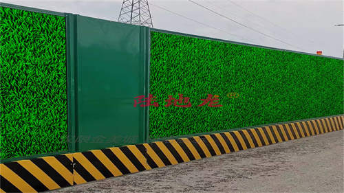 遂宁锂电产业园扩建工程成都陆地龙现货供应3.0米高彩钢围挡板防尘抑尘配合措施